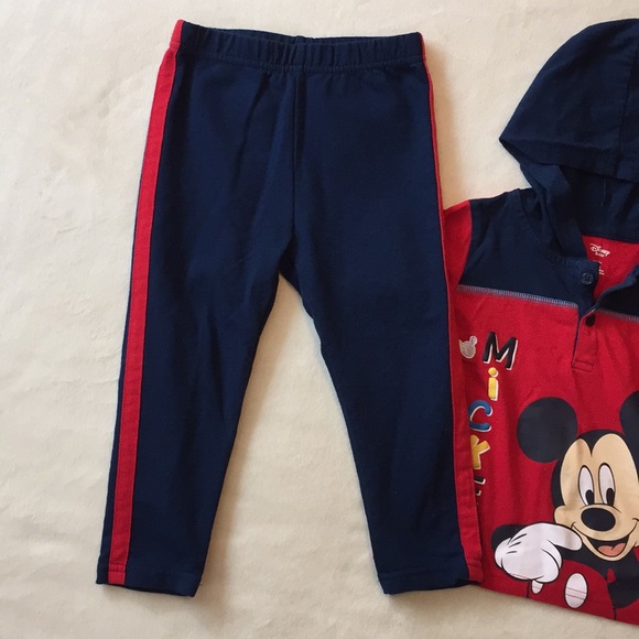 🎀Disney Baby Mickey Mouse Shirt And Pant Outfit - Picture 6 of 6